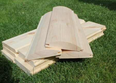 Bardage – imitation demi-rondin