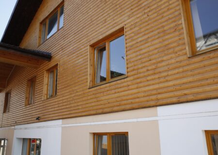 Bardage – imitation demi-rondin